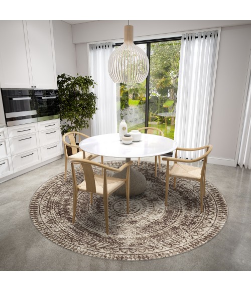 Dalyn Sedona Area Rug Dalyn Sedona SN7 Taupe Area Rug 10 ft. X 10 ft. Round