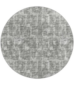 Dalyn Delano DA1 Pewter Area Rug 6 ft. X 6 ft. Round