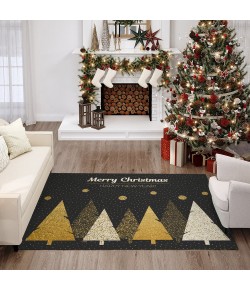 Dalyn Wonderland WN11 Black Area Rug 5 ft. X 7 ft. 6 in. Rectangle