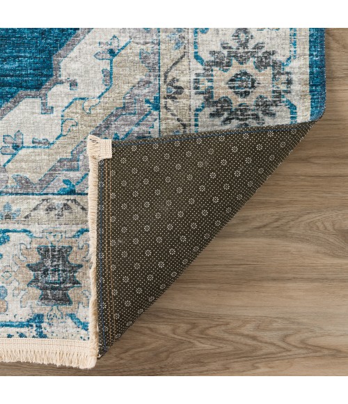 Dalyn Marbella Area Rug Dalyn Marbella MB1 Indigo Area Rug 10 ft. X 10 ft. Round