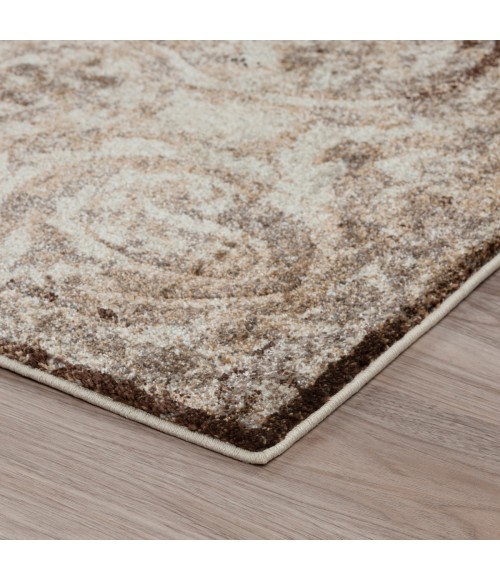 Dalyn Antigua AN10 Mocha Area Rug 5 ft. 3 in. X 7 ft. 7 in. Rectangle