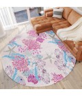 Dalyn Seabreeze SZ1 Blush Area Rug 8 ft. X 8 ft. Round