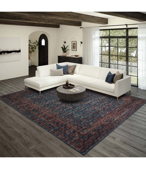 Dalyn Jericho JC7 Navy Area Rug 2 ft. 6 in. X 10 ft. Runner
