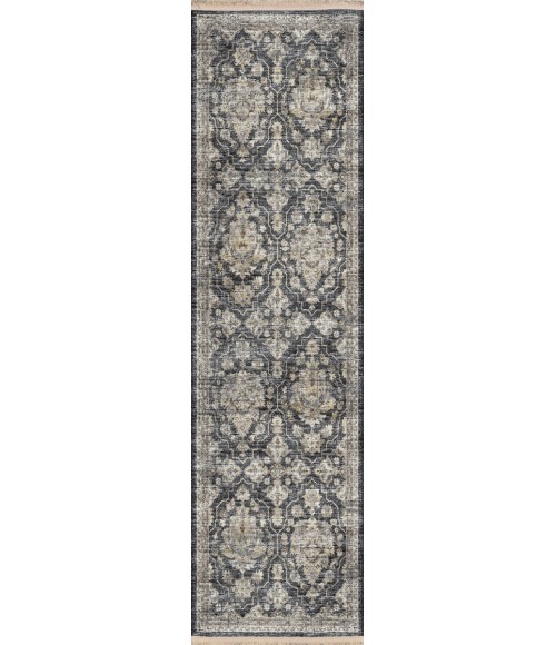 Dalyn Marbella MB4 Charcoal Area Rug 2 ft. 3 in. X 10 ft. Runner
