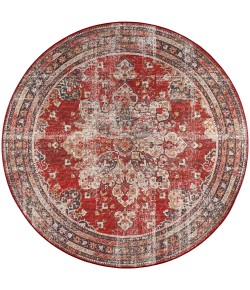 Dalyn Jericho JC6 Garnet Area Rug 6 ft. X 6 ft. Round