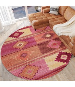 Dalyn Phoenix PH1 Rose Area Rug 8 ft. X 8 ft. Round