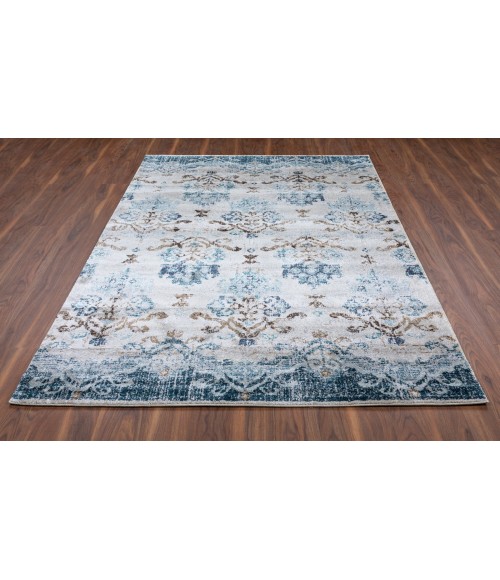 Dalyn Antigua AN11 Blue Area Rug 9 ft. 6 in. X 13 ft. 2 in. Rectangle