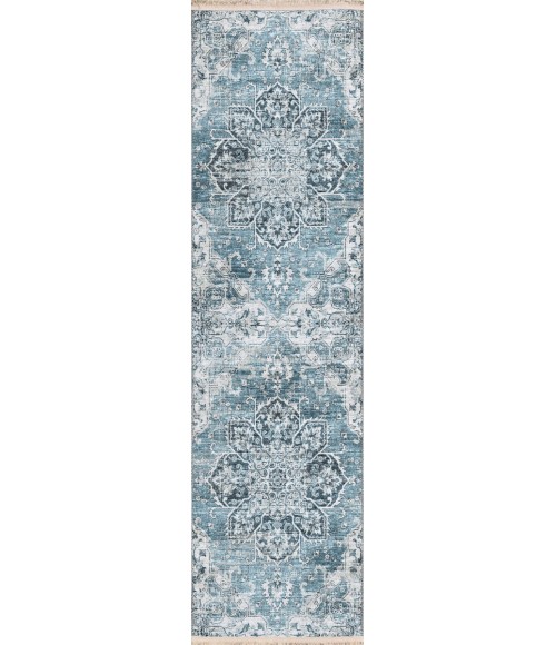 Dalyn Marbella MB3 Denim Area Rug 2 ft. 3 in. X 10 ft. Runner