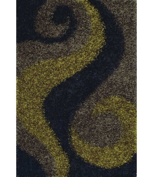 VISIONS RUG Dalyn Visions VN5 Black Area Rug 3 ft. 6 X 5 ft. 6 Rectangle