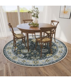 Dalyn Marbella MB6 Midnight Area Rug 10 ft. X 10 ft. Round