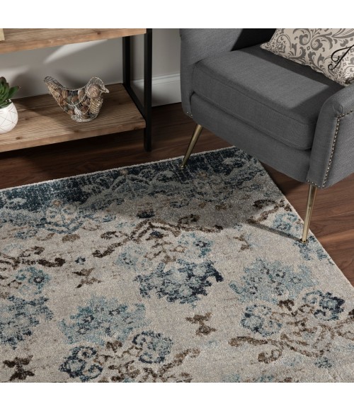 Dalyn Antigua AN11 Blue Area Rug 9 ft. 6 in. X 13 ft. 2 in. Rectangle