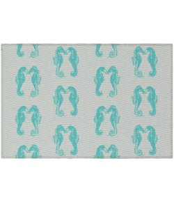 Dalyn Seabreeze SZ15 Teal Area Rug 1 ft. 8 in. X 2 ft. 6 in. Rectangle
