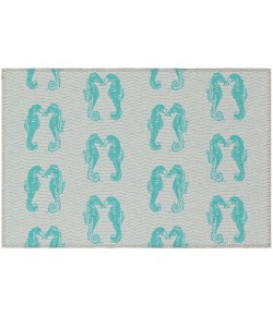 Dalyn Seabreeze SZ15 Teal Area Rug 1 ft. 8 in. X 2 ft. 6 in. Rectangle