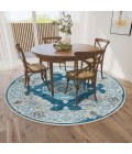 Dalyn Marbella Area Rug Dalyn Marbella MB1 Indigo Area Rug 10 ft. X 10 ft. Round