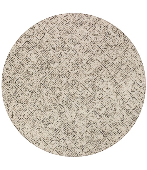 Dalyn Zoe Area Rug Dalyn Zoe ZZ1 Chocolate Area Rug 4 ft. X 4 ft. Round