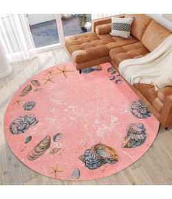 Dalyn Seabreeze SZ9 Salmon Area Rug 8 ft. X 8 ft. Round