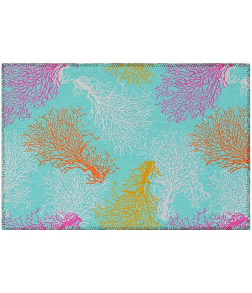 Dalyn Seabreeze Area Rug Dalyn Seabreeze SZ3 Teal Area Rug 1 ft. 8 in. X 2 ft. 6 in. Rectangle