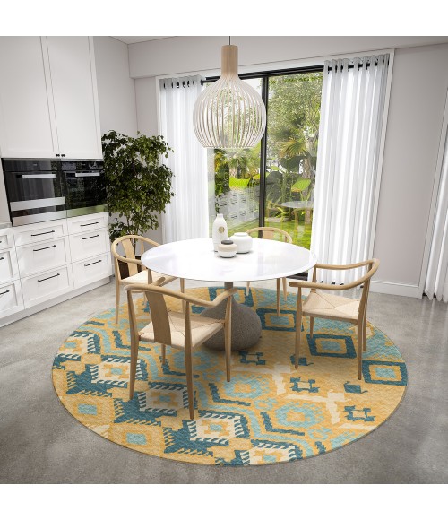 Dalyn Sedona Area Rug Dalyn Sedona SN2 Marigold Area Rug 10 ft. X 10 ft. Round