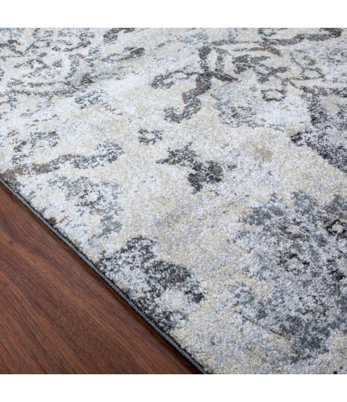 Dalyn Antigua AN11 Pewter Area Rug 3 ft. 3 in. X 5 ft. 3 in. Rectangle