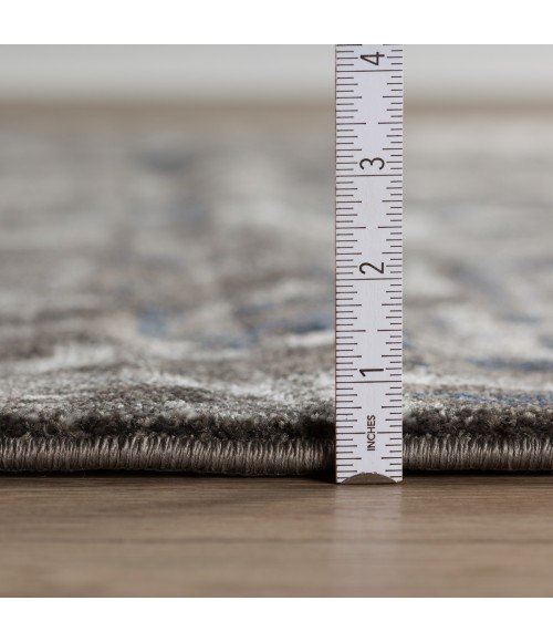 Dalyn Upton UP1 Pewter Area Rug 7 ft. 10 in. X 10 ft. 7 in. Rectangle