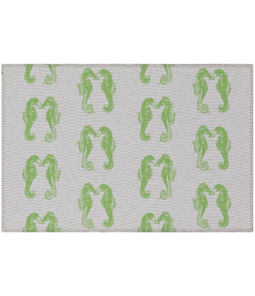 Dalyn Seabreeze SZ15 Lime-In Area Rug 1 ft. 8 in. X 2 ft. 6 in. Rectangle