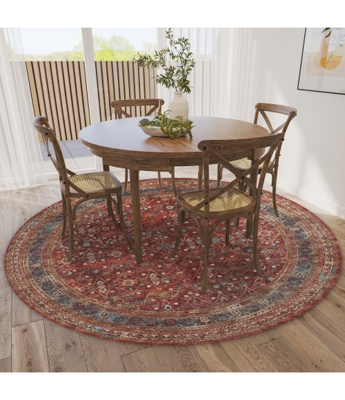 Dalyn Jericho Area Rug Dalyn Jericho JC7 Scarlett Area Rug 10 ft. X 10 ft. Round