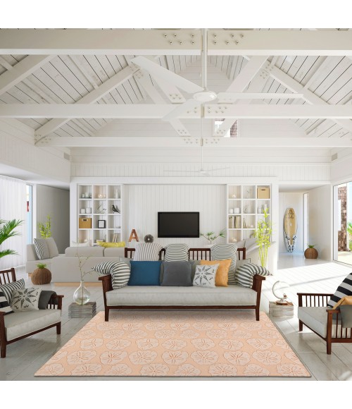 Dalyn Seabreeze SZ10 Peach Area Rug 5 ft. X 7 ft. 6 in. Rectangle