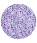 Dalyn Seabreeze SZ7 Lavender Area Rug 8 ft. X 8 ft. Round
