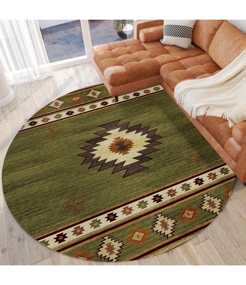 Dalyn Phoenix PH4 Cactus Area Rug 8 ft. X 8 ft. Round