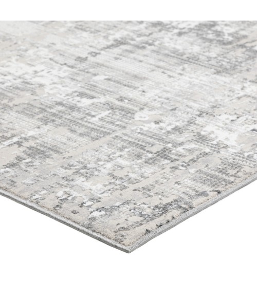 Dalyn Rhodes RR3 Silver Area Rug 5 ft. 1 in. X 7 ft. 5 in. Rectangle