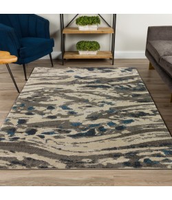 Dalyn Upton UP2 Pewter Area Rug 3 ft. 3 in. X 5 ft. 1 in. Rectangle