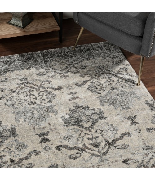 Dalyn Antigua AN11 Pewter Area Rug 3 ft. 3 in. X 5 ft. 3 in. Rectangle