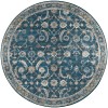 Dalyn Jericho JC4 Navy Area Rug 4 ft. X 4 ft. Round