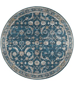 Dalyn Jericho JC4 Navy Area Rug 8 ft. X 8 ft. Round