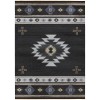 Dalyn Phoenix PH4 Black Area Rug 3 ft. X 5 ft. Rectangle