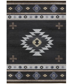 Dalyn Phoenix PH4 Black Area Rug 8 ft. X 10 ft. Rectangle