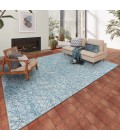 Dalyn Winslow Area Rug Dalyn Winslow WL2 Indigo Area Rug 10 ft. X 14 ft. Rectangle