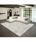 Dalyn Rhodes Area Rug Dalyn Rhodes RR8 Silver Area Rug 5 ft. 1 in. X 7 ft. 5 in. Rectangle