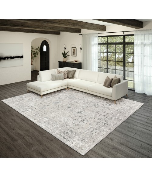 Dalyn Rhodes Area Rug Dalyn Rhodes RR8 Silver Area Rug 5 ft. 1 in. X 7 ft. 5 in. Rectangle
