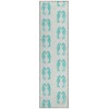 Dalyn Seabreeze SZ15 Teal Area Rug 2 ft. 3 in. X 7 ft. 6 in. Runner
