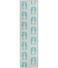 Dalyn Seabreeze SZ15 Teal Area Rug 2 ft. 3 in. X 7 ft. 6 in. Runner