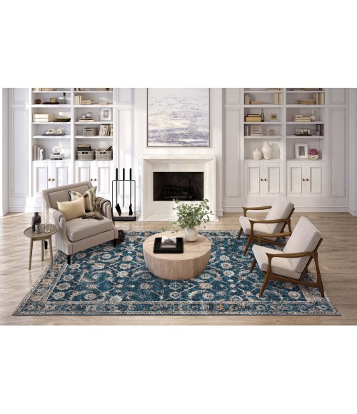Dalyn Jericho JC4 Navy Area Rug 10 ft. X 14 ft. Rectangle