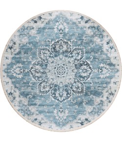 Dalyn Marbella MB3 Denim Area Rug 10 ft. X 10 ft. Round