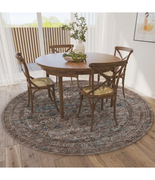 Dalyn Jericho JC7 Latte Area Rug 10 ft. X 10 ft. Round