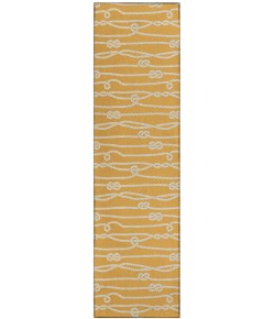 Dalyn Harbor HA7 Gold Area Rug 2 ft. 3 in. X 7 ft. 6 in. Runner