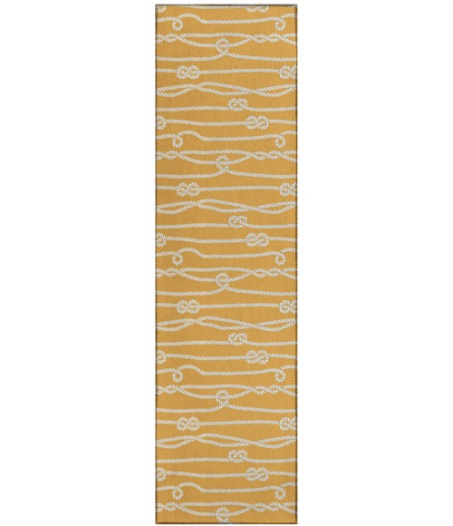 Dalyn Harbor HA7 Gold Area Rug 2 ft. 3 in. X 7 ft. 6 in. Runner