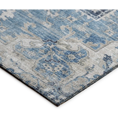 Dalyn Marbella Area Rug Dalyn Marbella MB3 Denim Area Rug 10 ft. X 10 ft. Round