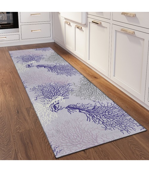 Dalyn Seabreeze SZ3 Lavender Area Rug 2 ft. 3 in. X 7 ft. 6 in. Runner