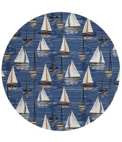 Dalyn Harbor HA8 Navy Area Rug 8 ft. X 8 ft. Round