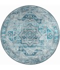 Dalyn Jericho JC5 Denim Area Rug 4 ft. X 4 ft. Round